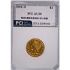 1849-D $5.00 LIBERTY HEAD GOLD, PCI  AU-58  SUPER RARE!!