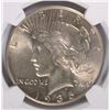 Image 2 : 1935 PEACE DOLLAR, NGC MS-63 WHITE
