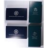 Image 2 : PROOF U.S COMMEM SILVER DOLLARS: ( 2 ) 1990 EISENHOWER & ( 2 )  1992 WHITE HOUSE