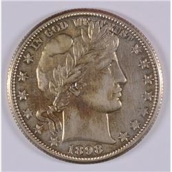 1898-O BARBER HALF DOLLAR AU-58 (NICE)