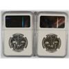 Image 2 : ( 2 ) 1963 FRANKLIN HALF DOLLARS, NGC PROOF-67