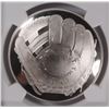 Image 2 : 2014 BASEBALL HALL OF FAME SILVER DOLLAR, NGC PROOF-70 ULTRA CAMEO  WOW!!