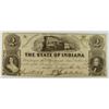 Image 1 : 1855 $2 STATE OF INDIANA (MARION, IN)