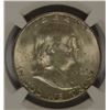 Image 2 : 1952-S FRANKLIN HALF DOLLAR NGC MS-62