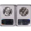 Image 2 : ( 2 ) 1960 FRANKLIN HALF DOLLARS, NGC MS-64