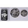 Image 2 : 2.5 OUNCES .999 SILVER: ONE OUNCE ROUND,   ONE OUNCE INGOT & A 1/2  OUNCE ROUND