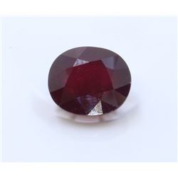 21 ct & up Ruby Oval cut loose stone