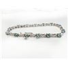 Image 1 : ALEXANDRITE 3.47CT, 14K W/G BRACELET 12.00GRAM / DIAMOND 0.97CT