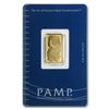 Image 1 : 5 gram Pamp Suisse Gold Bar .9999 Fine (In Assay)