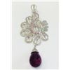 Image 1 : Gold & Sterling Silver Earring & Pendant with Diamond & Natural Stone