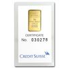 Image 1 : 2 gram Statue of Liberty Credit Suisse Gold Bar (In Assay)