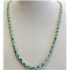 Image 1 : EMERALD OVAL 13.75CT, ) 14K W/G NECKLACE 15.54GRAM / DIAMOND 1.03CT