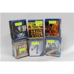 BUNDLES OF 8 BLUERAY NEW UNOPENED X6