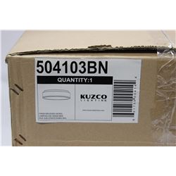 KUZCO LIGHTING FLUSH MOUNT LIGHT FIXTURE