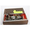 Image 1 : DECORATIVE BOX FILLED W/ JEWELLERY