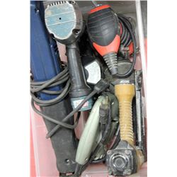 BOX OF AIR AND POWER TOOLS