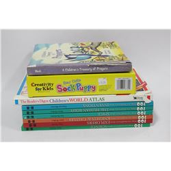 BOX W/ SOCK PUPPY KIT AND CHILDREN'S BOOKS