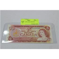 GEM UNC 1974 2 DOLLAR NOTE