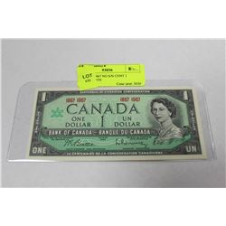 GEM UNC 1967 NO S/N CENT 1 DOLLAR NOTE