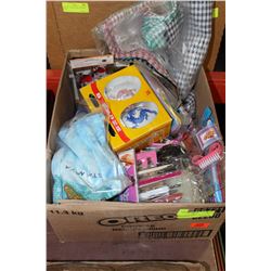 BOX OF NEW MISC ITEMS(PROACTIVE PRODUCTS AND