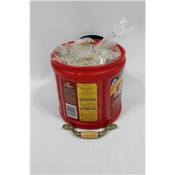 BIN OF 46 SETS OF CABINET HANDLES