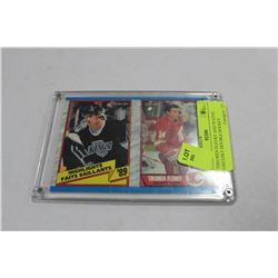 THEOREN FLEURY AND WAYNE GRETZKY DOUBLE HOCKEY