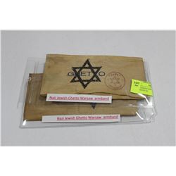 NAZI JEWISH GHETTO WARSAW ARMBAND X2