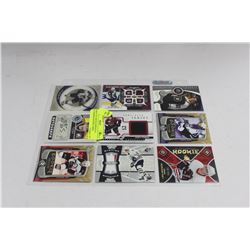 SHEET OF LIMITED EDITION & NUMBERED ROOKIE CARDS,