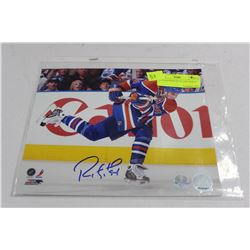 AUTOGRAPHED RYAN SMYTH 8x10