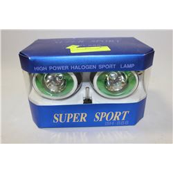 PAIR OF SUPER SPORT HIGH POWER HALOGEN LIGHTS