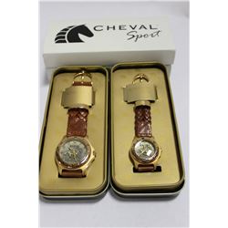 CHEVELLE SPORT HIS AND HER WATCHES X2