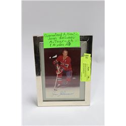 JEAN BELIVEAU GUARANTEED AUTHENTIC AUTOGRAPH