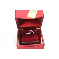 WHITE GOLD, DIAMOND, RUBILITE RING