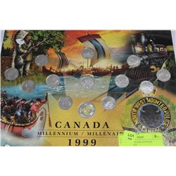 CANADA 1999 MILLENNIUM QUARTER SET