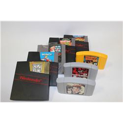 BOX W/ 8 NINTENDO GAMES
