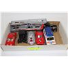 Image 1 : BOX OF SCALE MODEL CARS AND TRUCKS