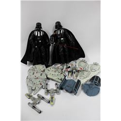 FLAT OF STAR WARS TOYS