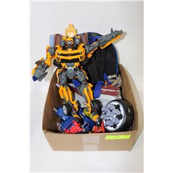 BOX W/ LARGE & SMALL TRANSFORMERS