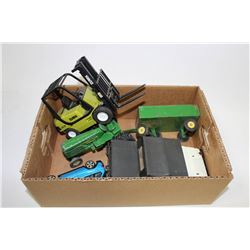 BOX OF JOHN DEERE & MISC DIECAST