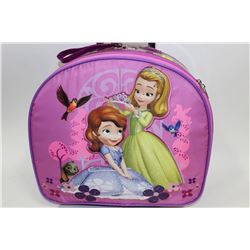 SOFIA THE FIRST ROLLING TRAVEL BAG W/ COSTUMES
