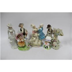 2 BOXES WITH ESTATE FIGURINES