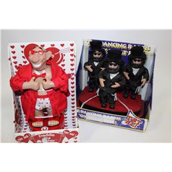 BOX OF ANIMATED DOLLS