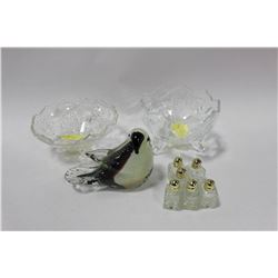 FLAT OF MIKASA CRYSTAL AND INDIANA GLASS