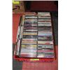 Image 1 : RED CRATE WITH OVER 100 CD'S WITH ROCK,POP,70'S...