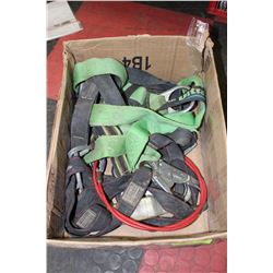 BOX W/ "MILLER ULTRA" FALL PROTECTION HARNESS,