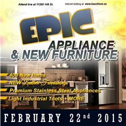 NEXT SUNDAY KASTNER AUCTIONS HOSTS AN APPLIANCE