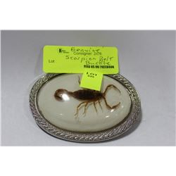 GENUINE SCORPION BELT BUCKLE