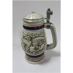 VINTAGE 1980'S ANTIQUE CAR STEINS X3