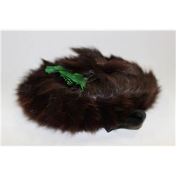 ANTIQUE LADIES FUR HAT