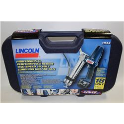 LINCOLN 18 VOLT PROFESSIONAL CORDLESS GREASE